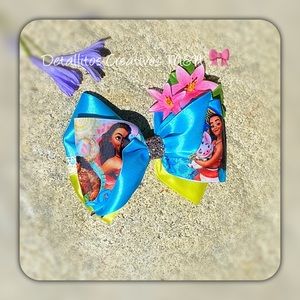 Moana Inspired Hair Bow